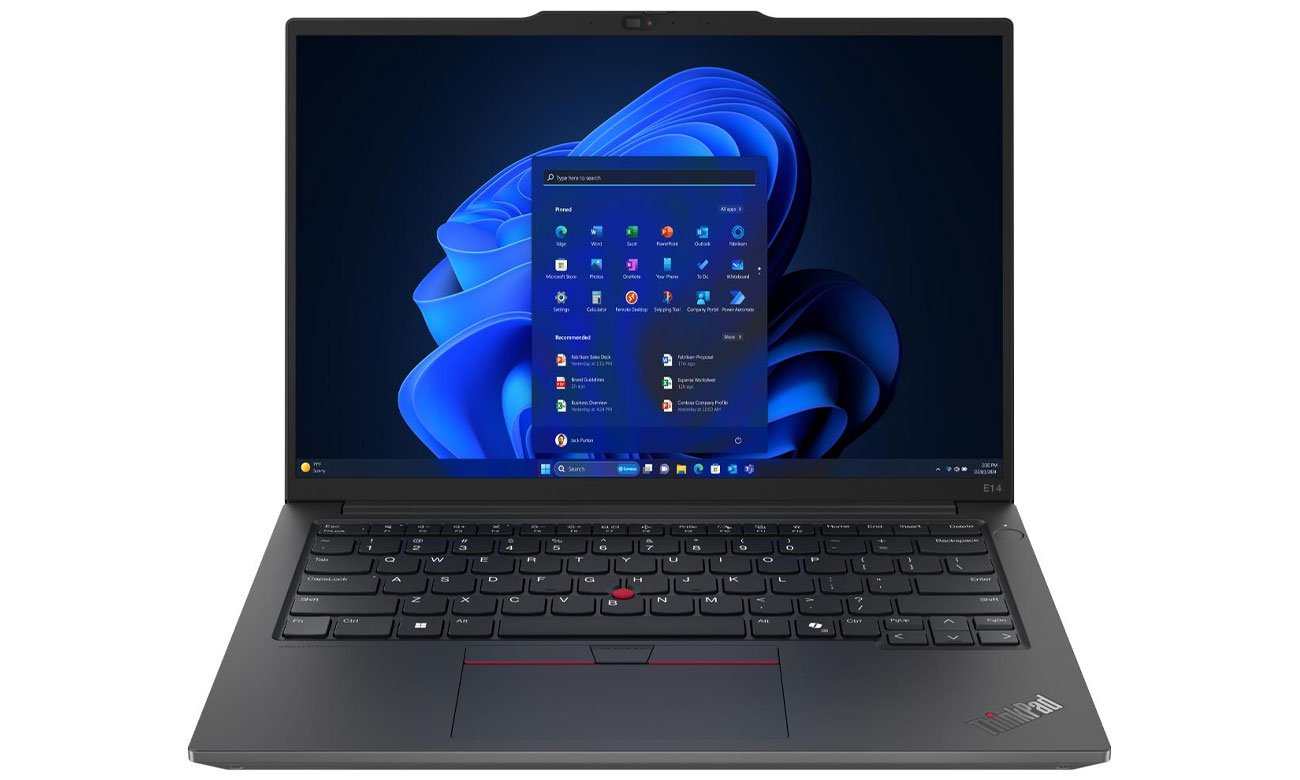 Lenovo ThinkPad E14 wygląd