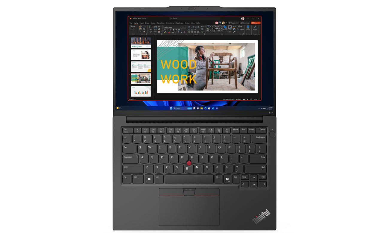 Lenovo ThinkPad E14 wygląd laptopa