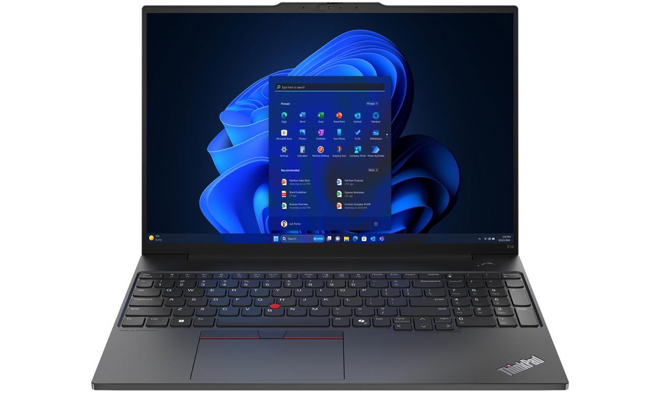 Lenovo ThinkPad E16 wygląd laptopa
