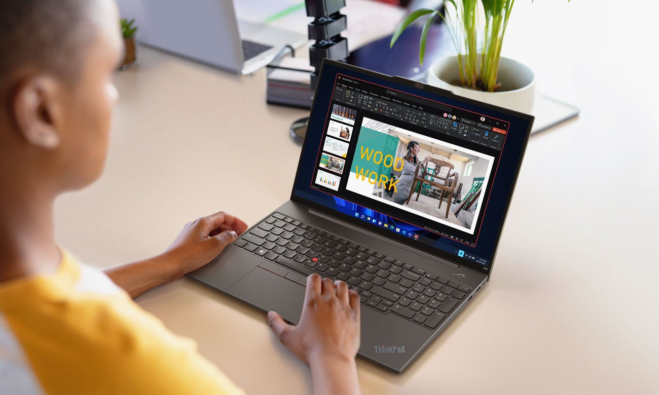 Екран і клавіатура Lenovo ThinkPad E16