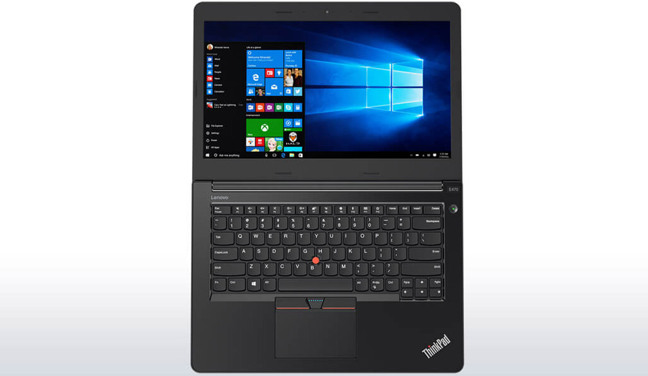 Laptop Lenovo ThinkPad E470 zintegrowana kamera 720 hd mikrofon dwukanałowy redukcja szumów