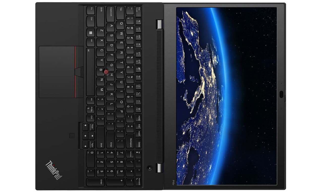 Lenovo ThinkPad P15v klawiatura i ekran
