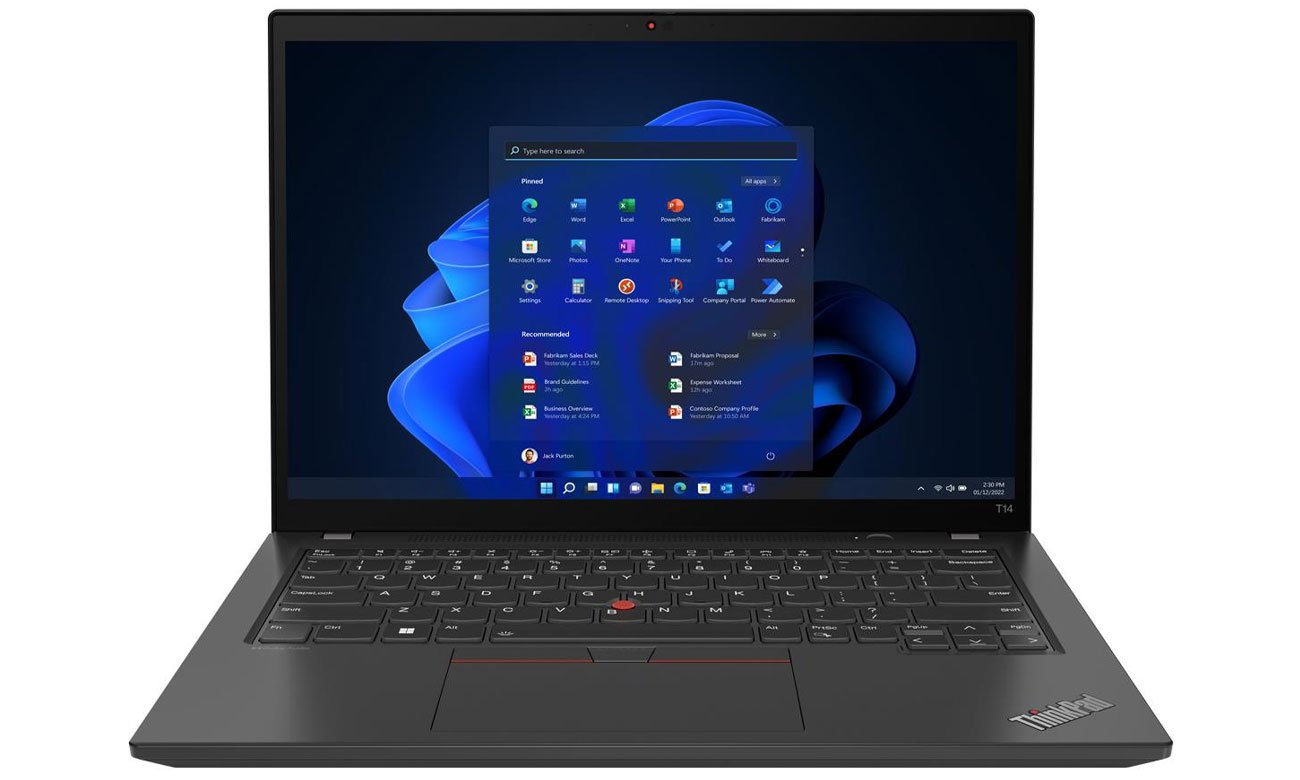 Lenovo ThinkPad T14 laptop biznesowy