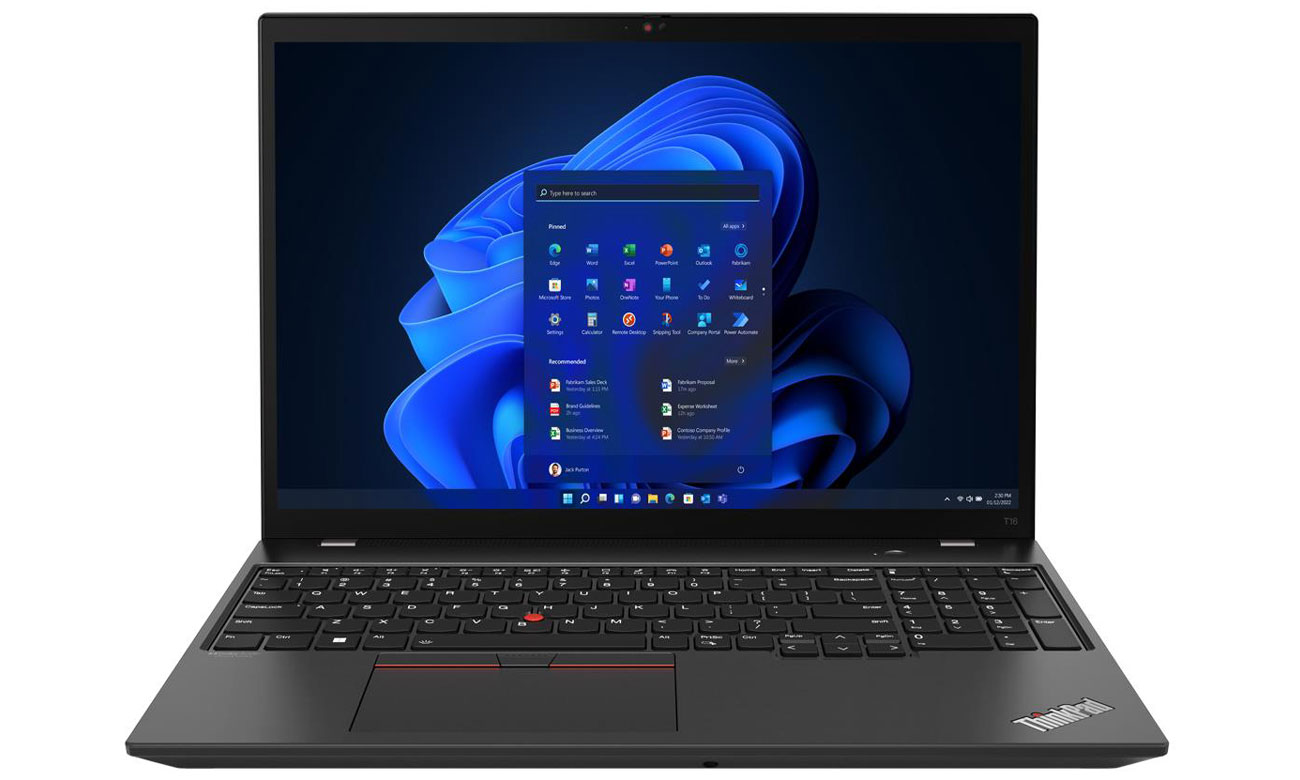 Lenovo ThinkPad T16 wygląd
