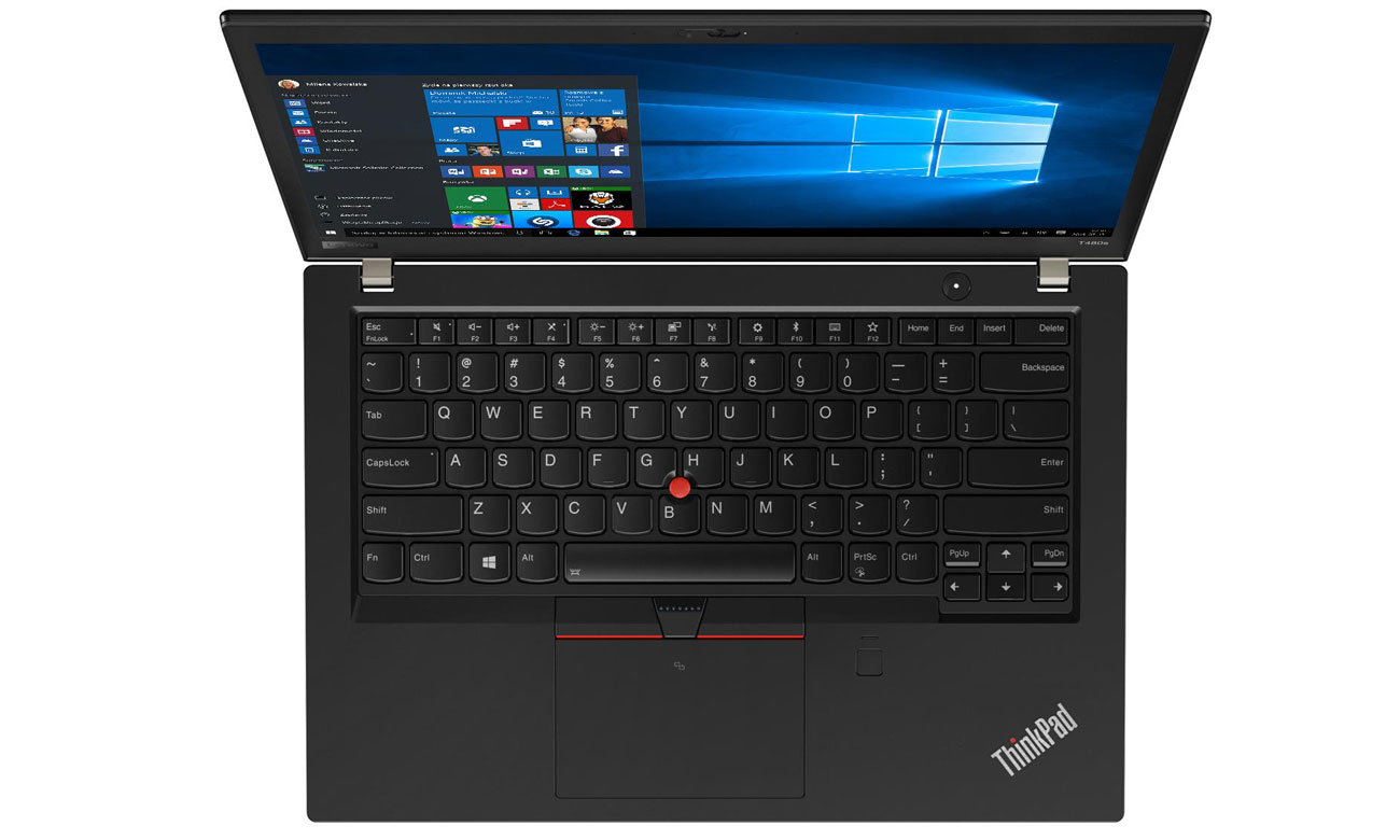 Lenovo ThinkPad T480s Długi czas działania baterii z funkcją szybkiego ładowania