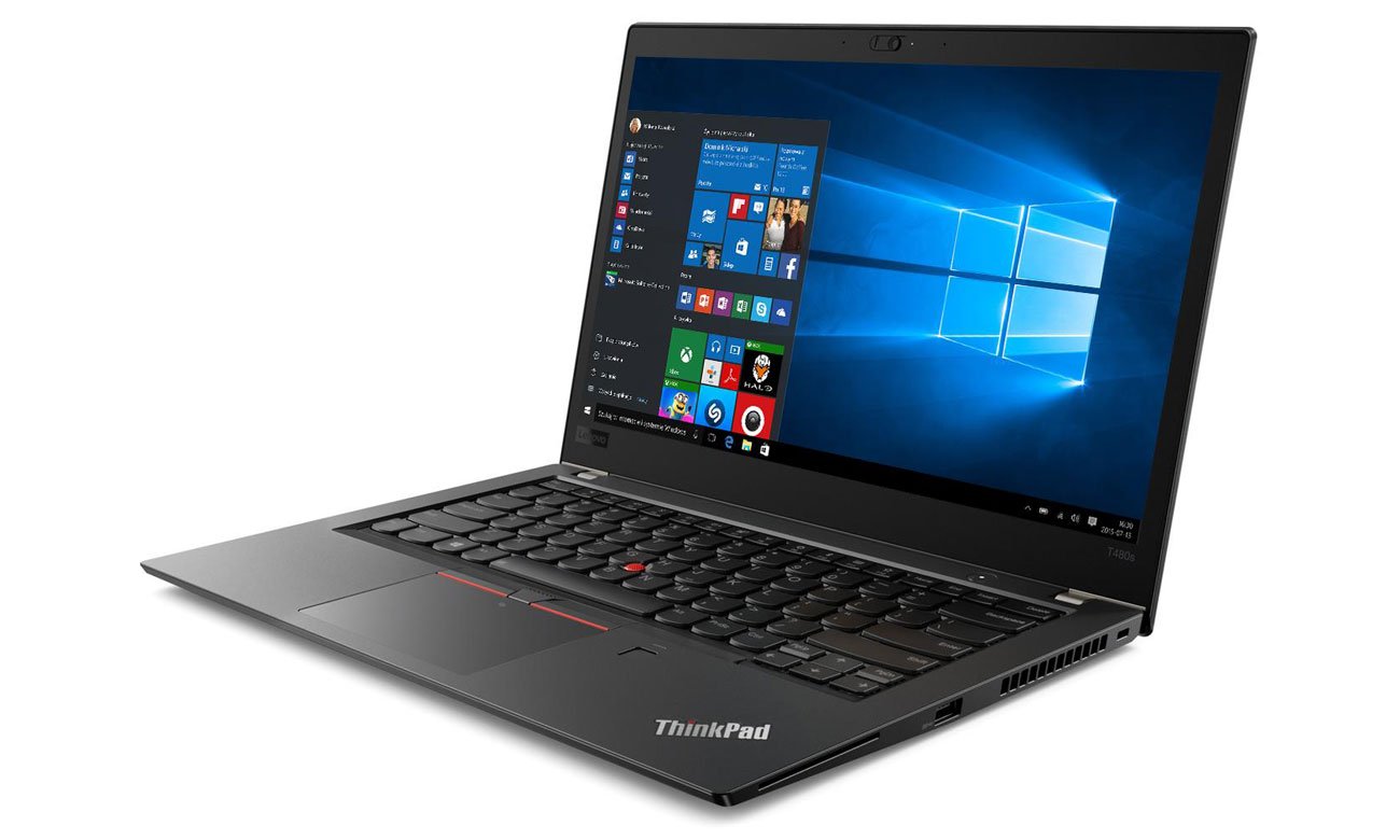 Lenovo ThinkPad T480s Piękna, przyciągająca wzrok grafika, Wyświetlacz IPS Full HD