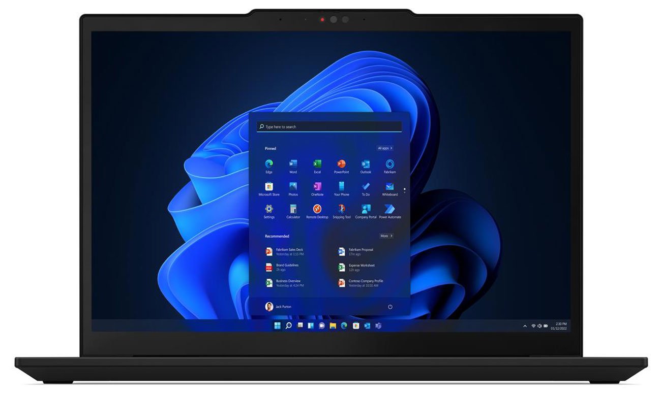 Lenovo ThinkPad X13 przód