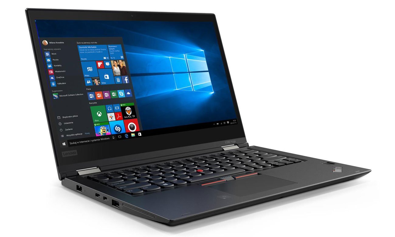 Lenovo ThinkPad X380 Yoga Bezpieczna mobilność pod każdym kątem