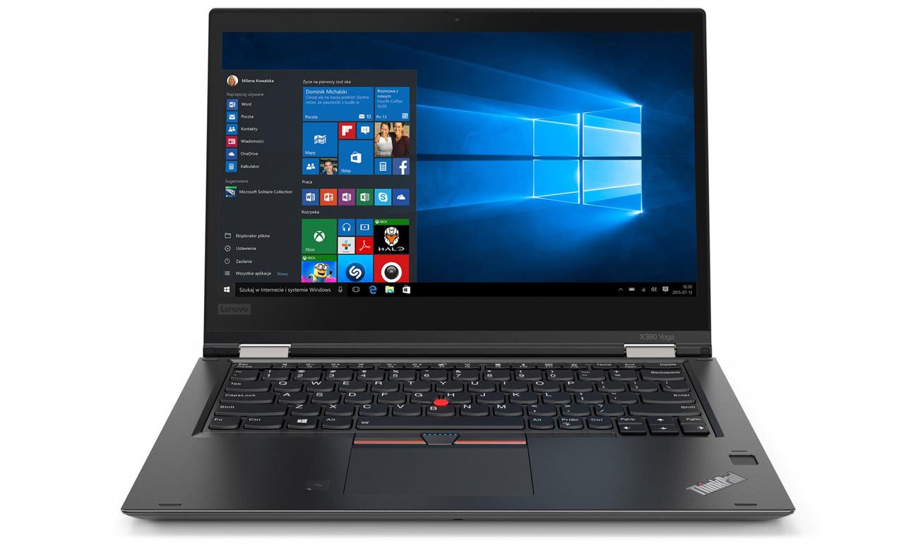 Lenovo ThinkPad X380 Yoga Maksymalny poziom bezpieczeństwa
