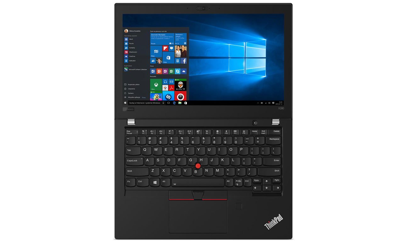 Lenovo ThinkPad x280 Bezpieczeństwo i prywatność