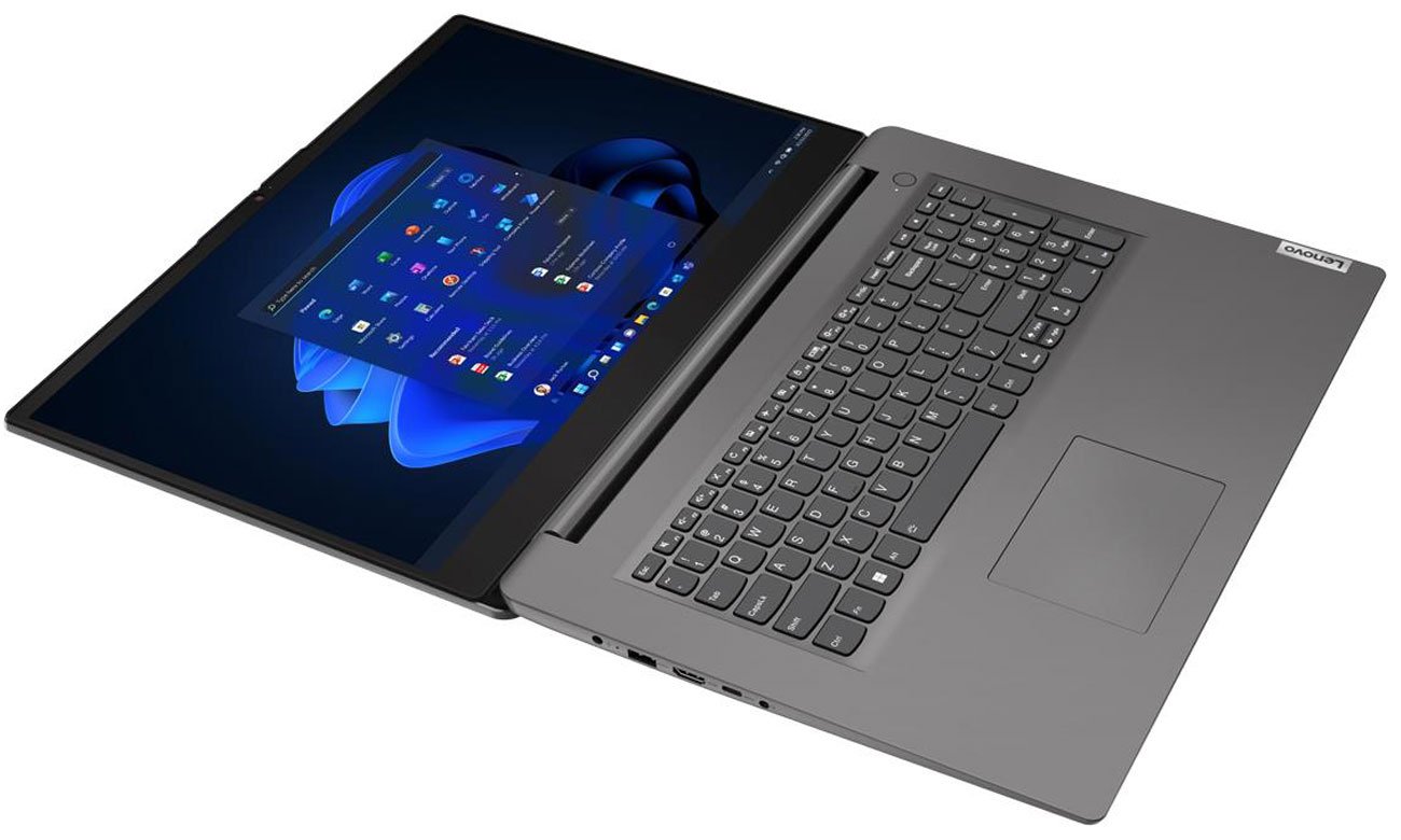 Lenovo V17 palmrest, ekran i touchpad