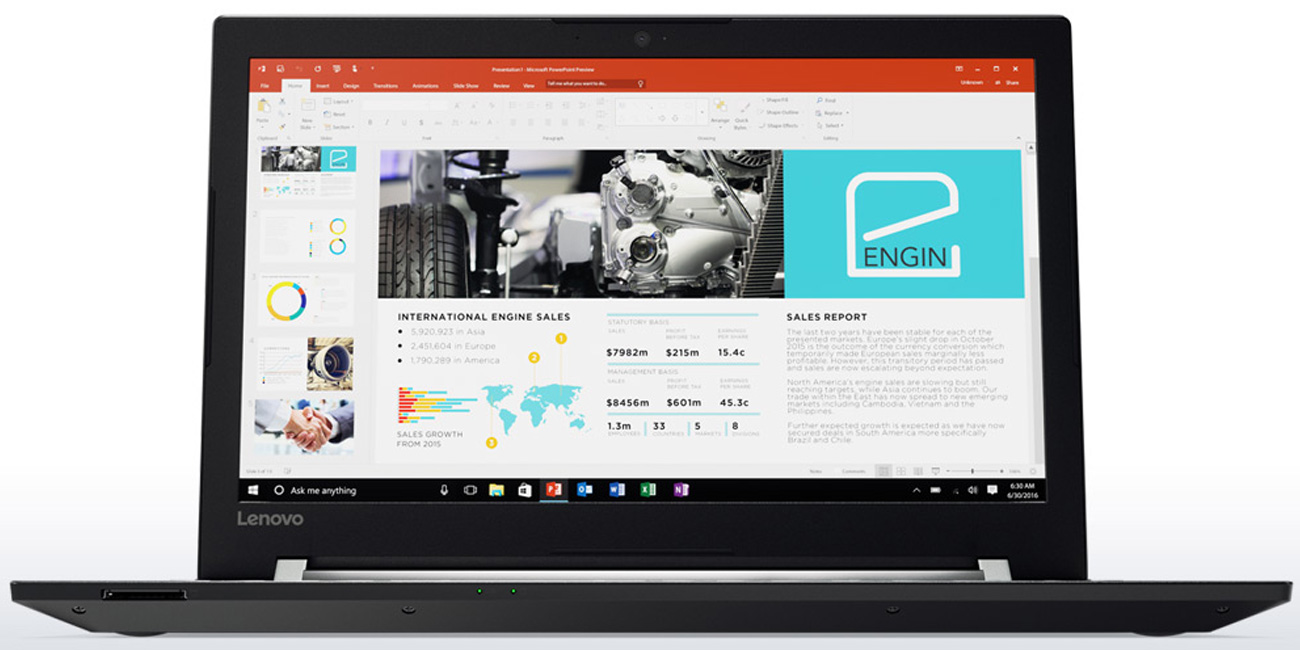Lenovo V510-15 Wyświetlacz Full HD IPS