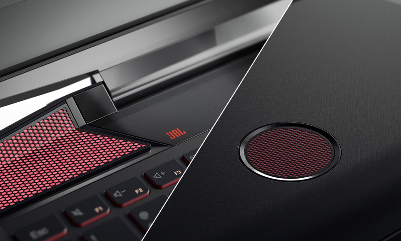 Głośniki JBL speaker Dolby Home Theater v4 w Laptop Lenovo Y700