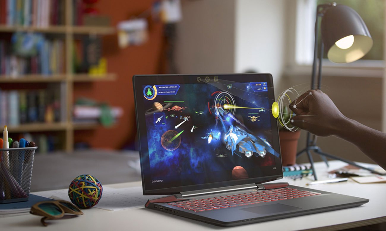 Laptop Lenovo Y700 kamera intel realsense 3d