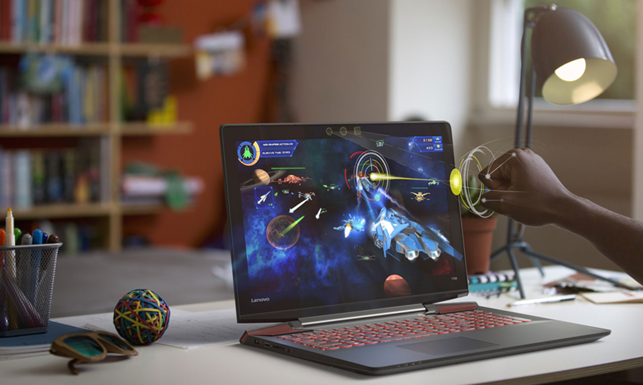 Laptop Lenovo Y700 kamera intel Realsense 3d