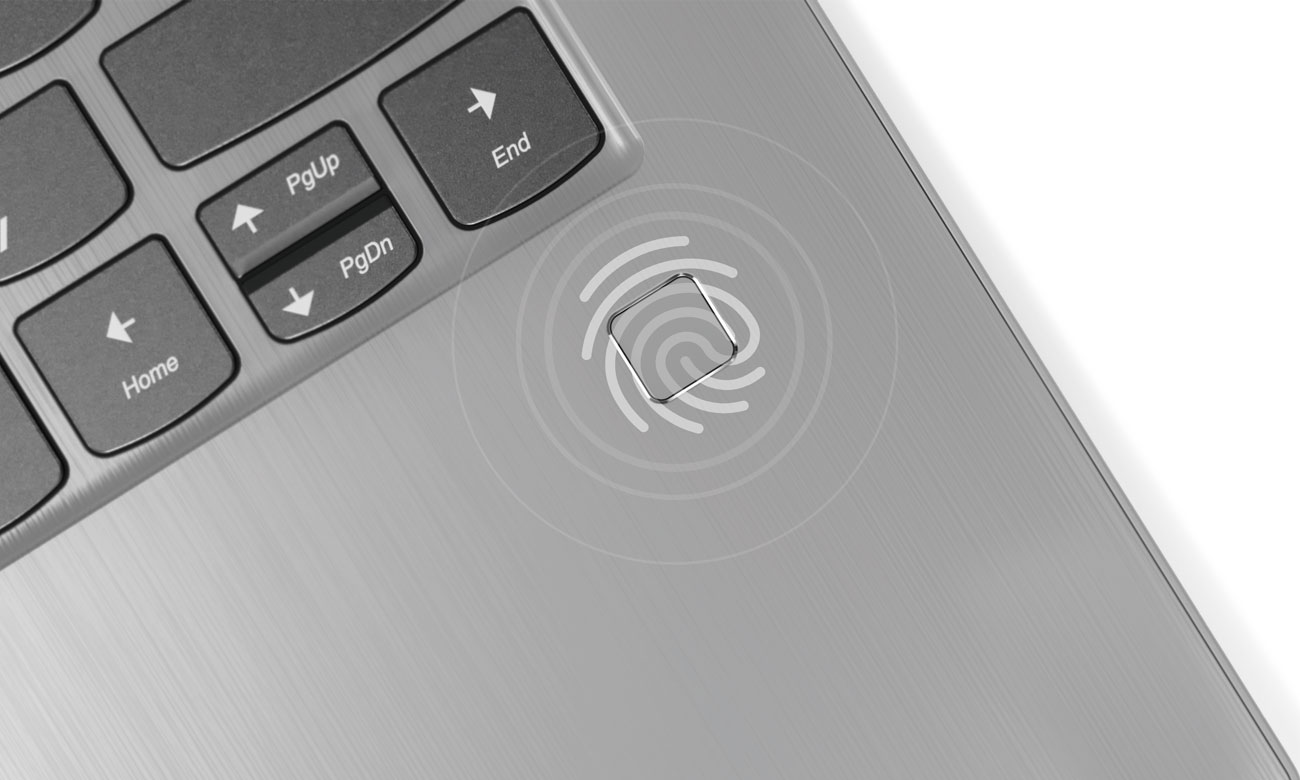 Lenovo Yoga 530 Wbudowany czytnik linii papilarnych