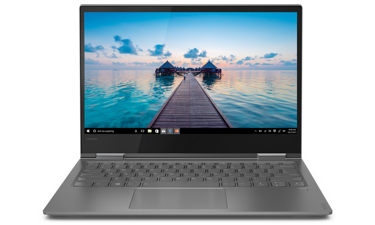 Lenovo Yoga 730 Ekran Full HD z wąskimi ramkami
