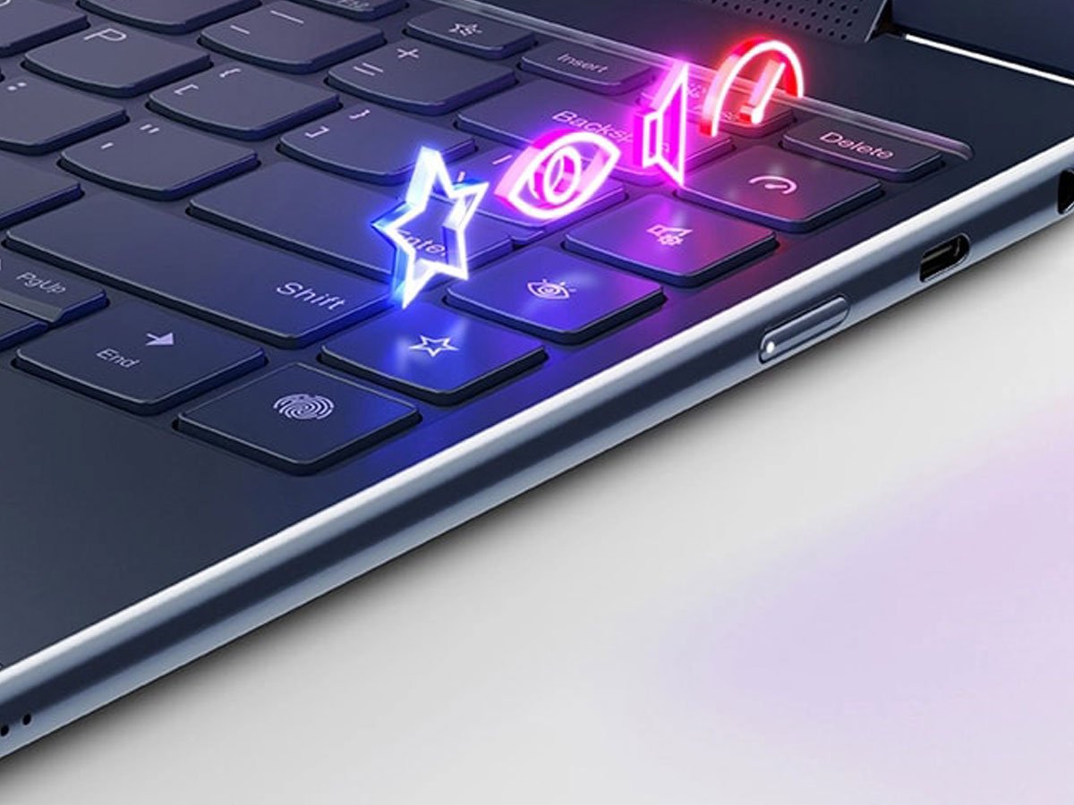 Lenovo Yoga 9 2in1 przyciski