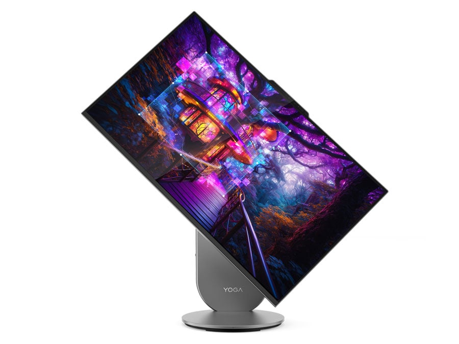 Lenovo Yoga AIO 27 ekran pod skosem