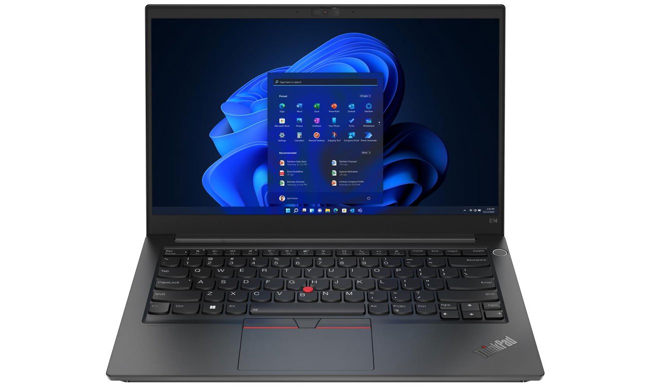 Lenovo ThinkPad E14 ekran i klawiatura