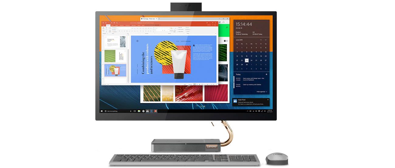 Lenovo IdeaCentre 5-27 ekran i głośniki