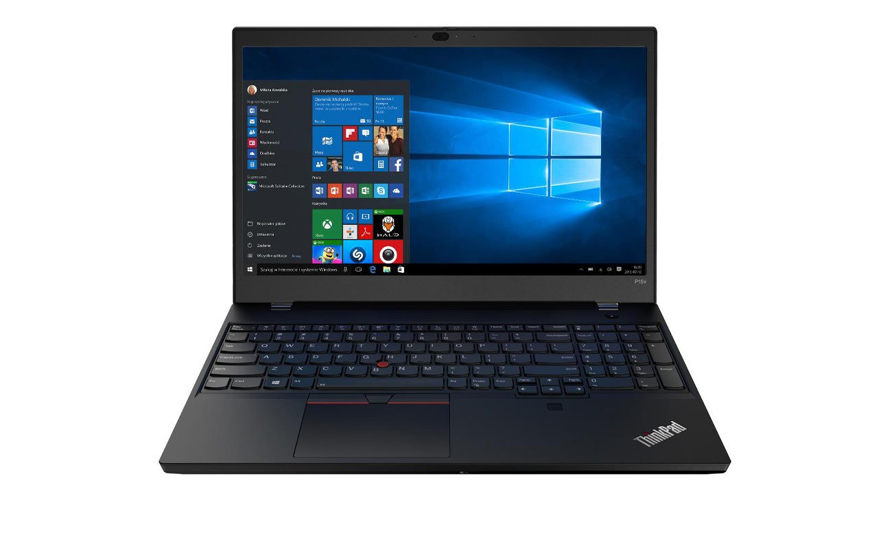 Laptop do projektowania graficznego Lenovo ThinkPad P15v