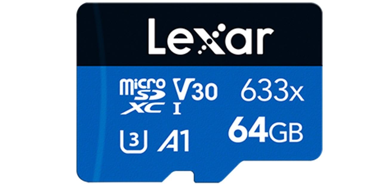 Karta pamięci Lexar High-Performance 633x microSDXC 64GB