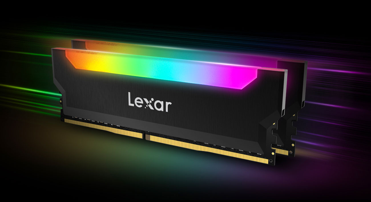 Pamięć RAM DDR4 Lexar 32GB (2x16GB) 3200MHz CL16 Hades RGB LD4BU016G-R3200GDLH