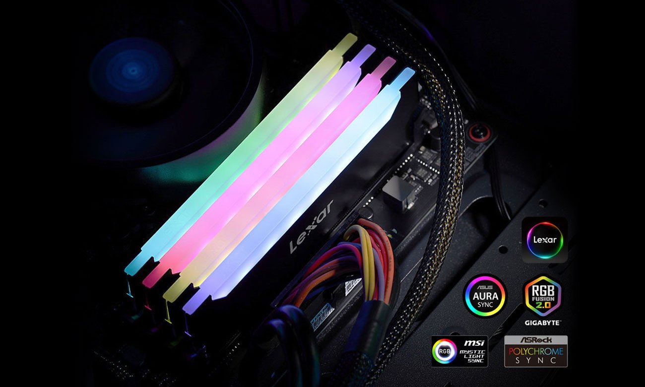 Lexar Hades RGB - Podświetlenie