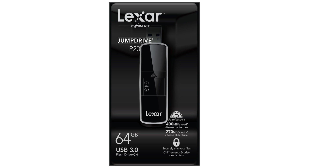 Lexar 64GB JumpDrive P20 wydajność wysoka prędkość