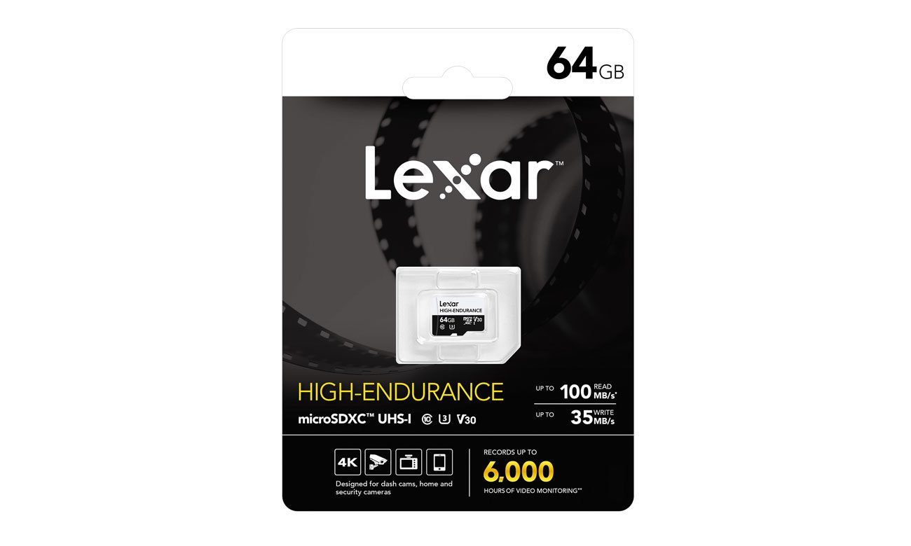 64GB microSDHC High-Endurance UHS-I C10 A1 V10 U1