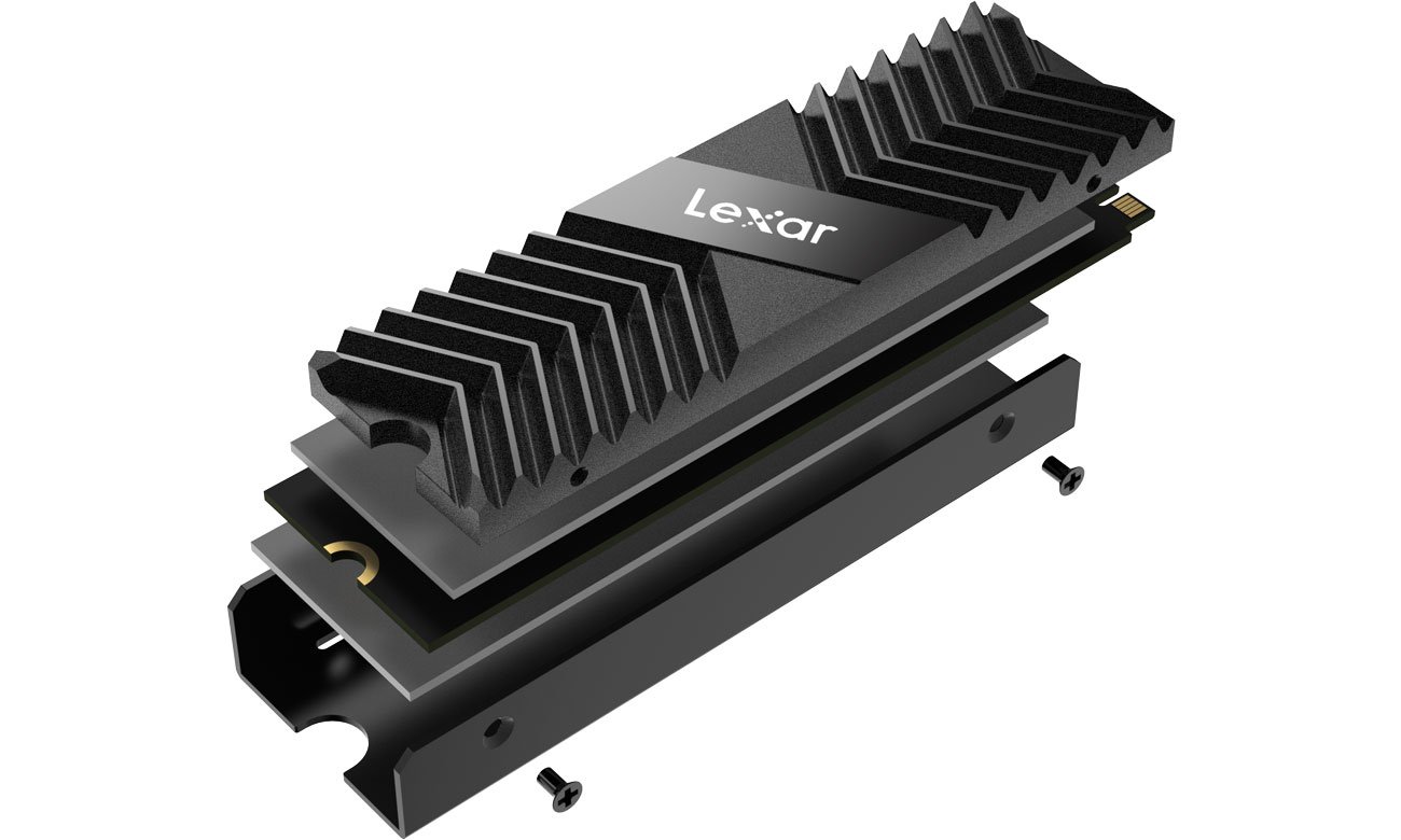 Lexar LPAH100 M.2-SSD Kühlkörper