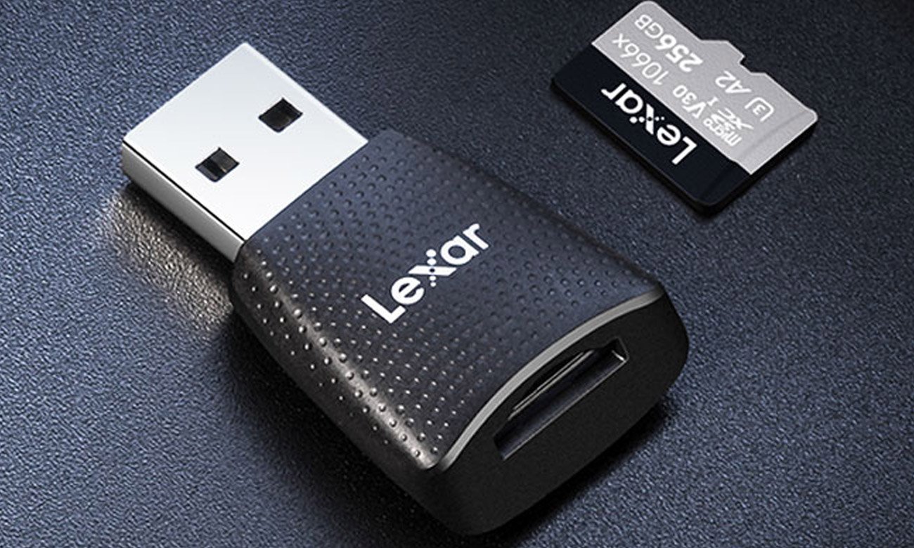 Lexar MicroSD Card USB 3.2 Reader mit SD-Karte