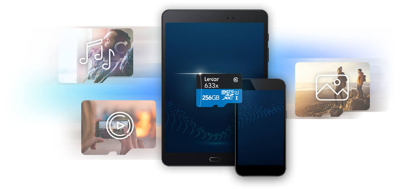 Lexar 256GB microSDXC 633x 95MB/s