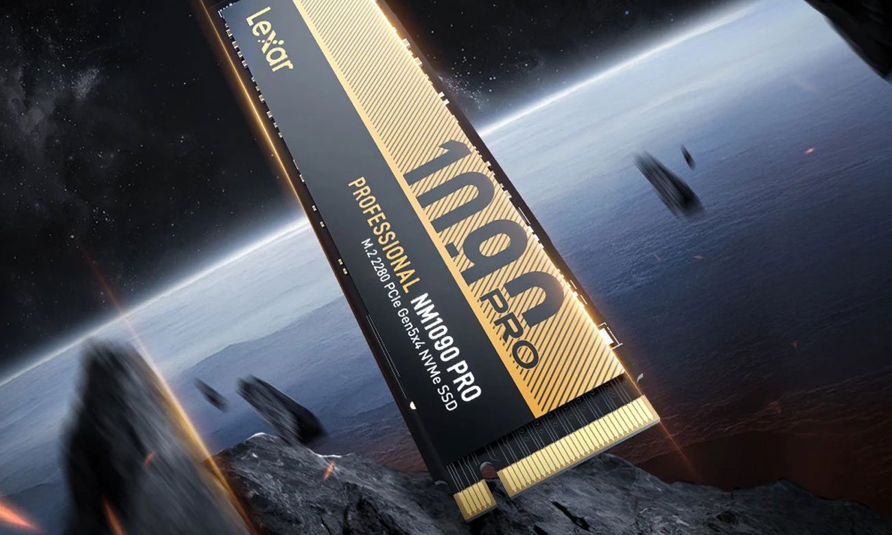 Dysk SSD M.2 Lexar Professional NM1090 PRO - Grafika lifestyle