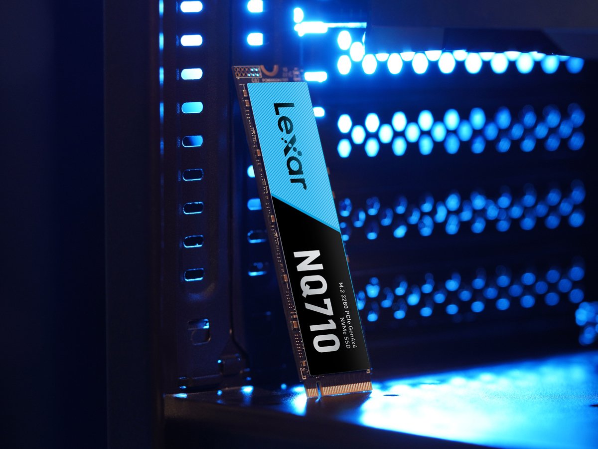 SSD M.2 Lexar NQ710 PCIe Gen4 NVMe - Lifestyle Bild