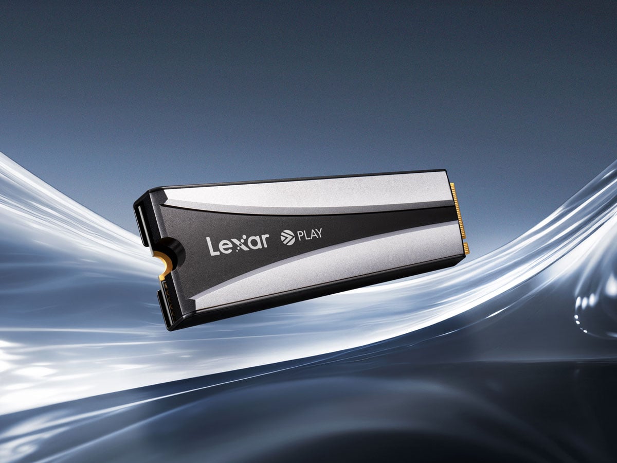 Dysk SSD M.2 Lexar PLAY 2280 PCIe 4.0 - Widok ogólny, grafika z tłem