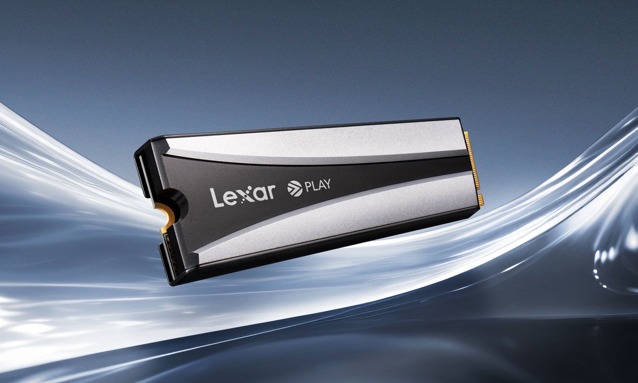 Dysk SSD M.2 Lexar PLAY 2280 PCIe 4.0 - Widok ogólny, grafika z tłem