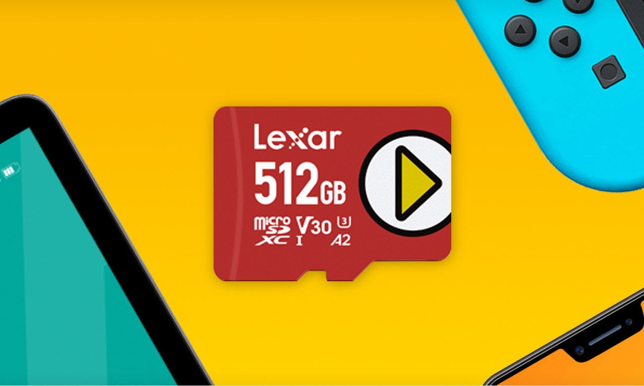 Lexar 512GB microSDXC PLAY A2 V10 U3 Speicherkarte