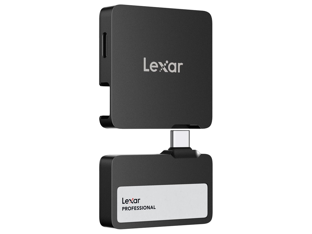Dysk przenośny Lexar Professional SL400 Go Portable + Hub - Widok od przodu pod kątem