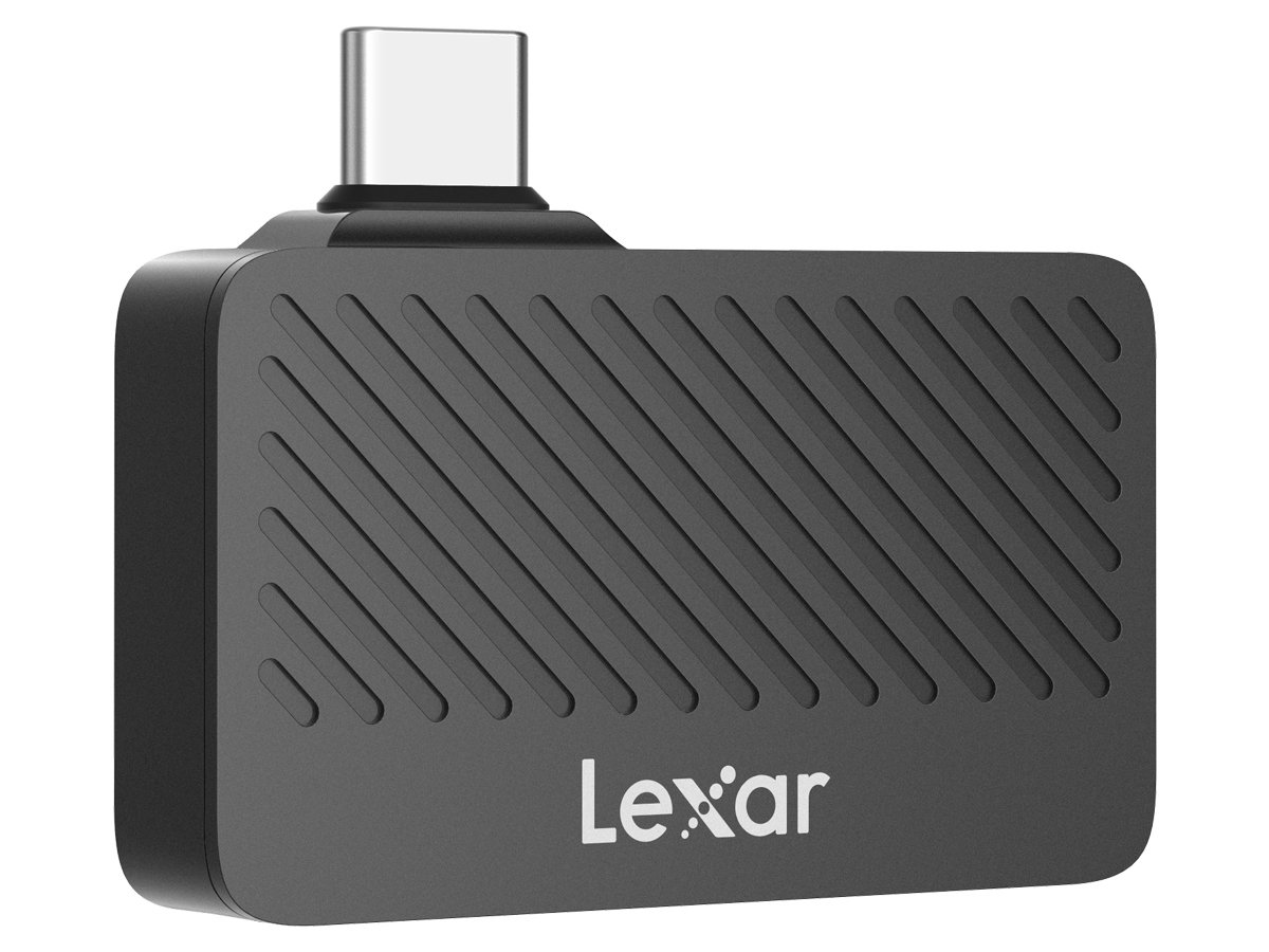 Портативний накопичувач Lexar Professional SL400 Go – вид ззаду під кутом