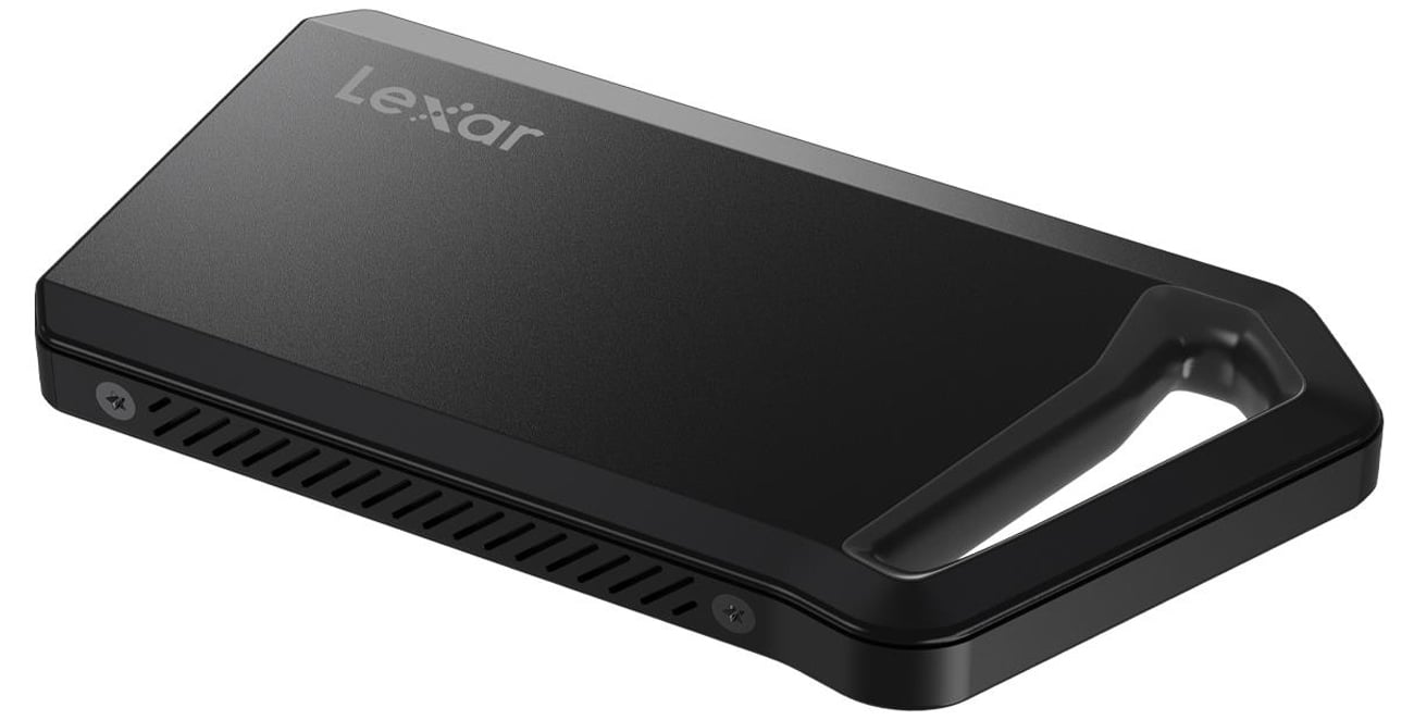 Портативний зовнішній SSD-накопичувач Lexar Professional SL600 – вигляд спереду під кутом