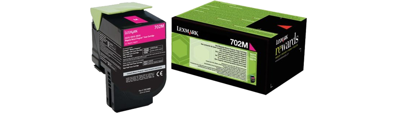 Toner Lexmark 702M magenta
