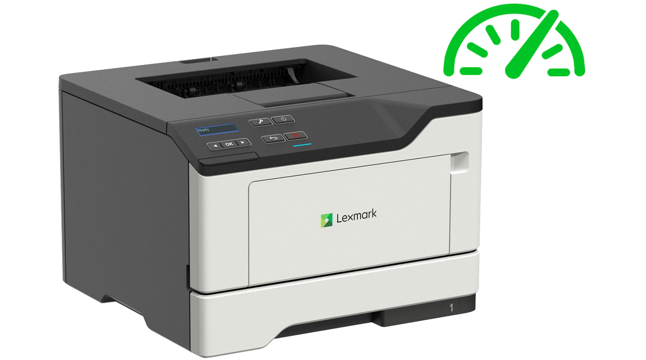 Widok z boku Lexmark
