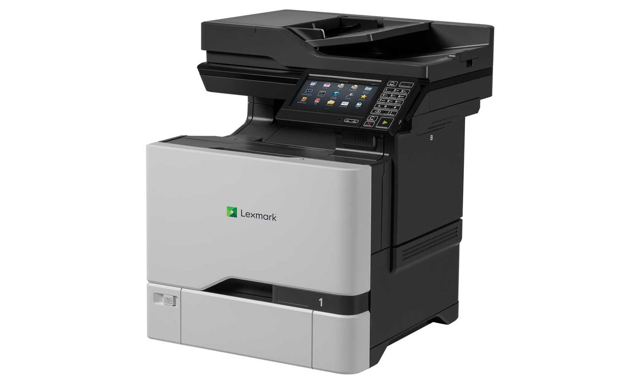 Widok z boku Lexmark