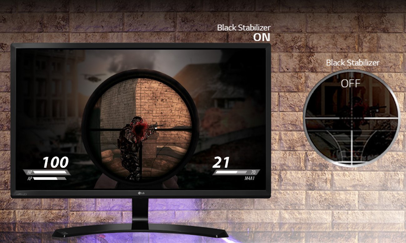 LG 22MP58VQ-P Black Stabilizer