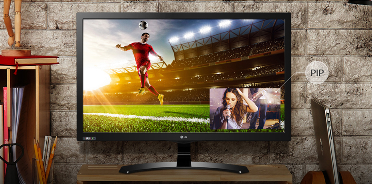 LG 22MT58DF-PZ TV czarny