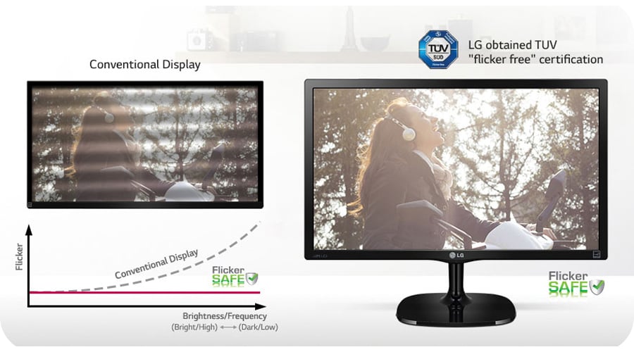 LG 23MP57VQ-P czarny - Monitory LED 22