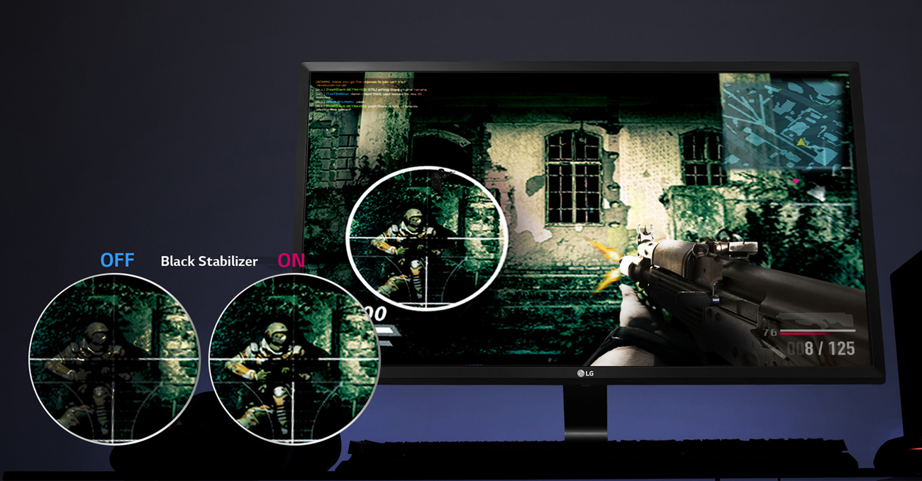 LG 24MP59G zarządzanie kolorami