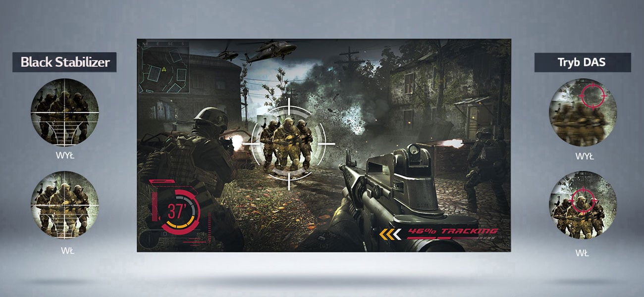 LG 24MT49VT-PZ TV Tryb gracza